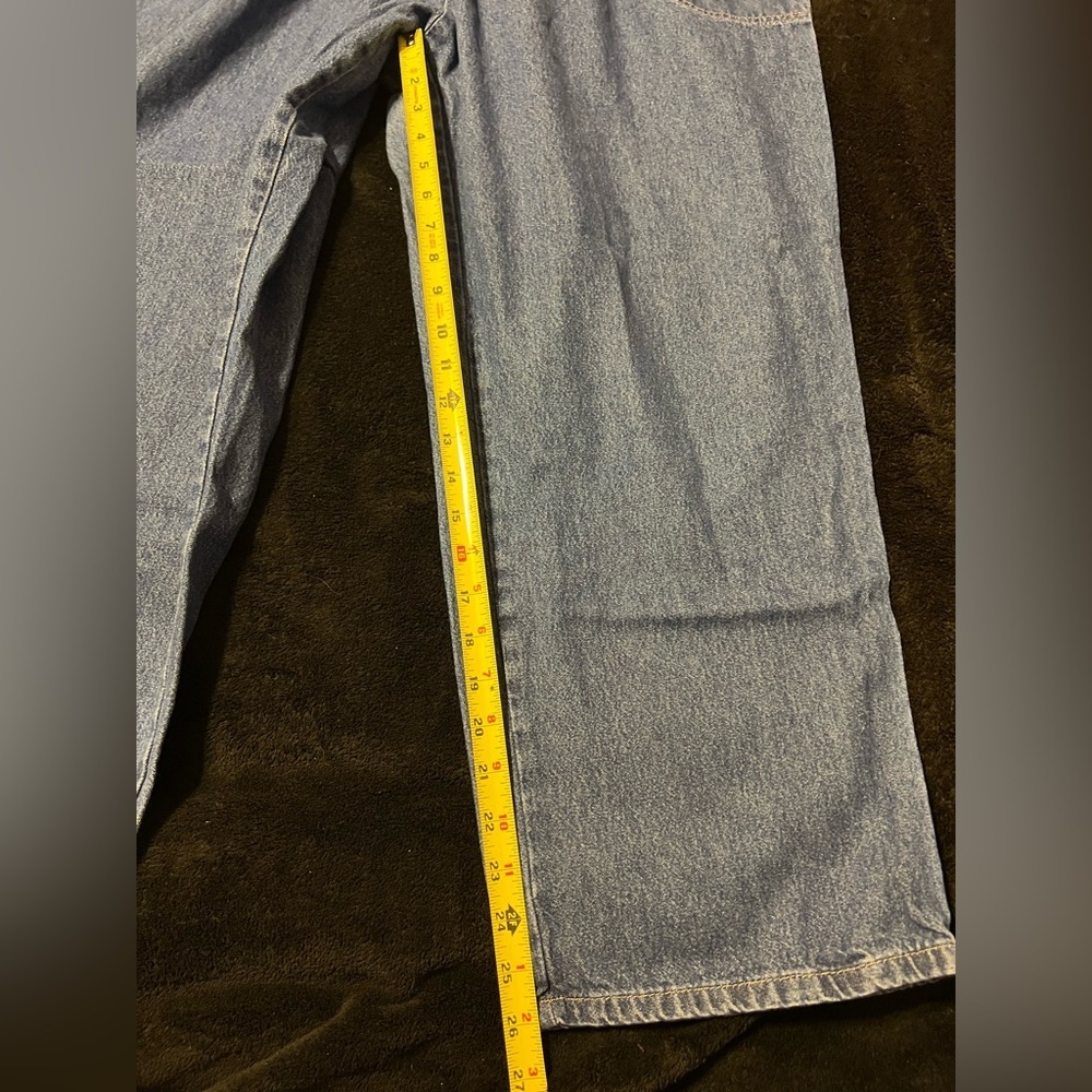 Vtg 90s Cabin Creek Dark Blue Denim Relaxed Fit Women’s Jeans 22WP - Picture 5 of 7